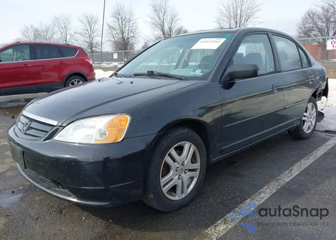 2003 Honda Civic Ex z USA, uszkodzony, nr VIN 2HGES26743H556071